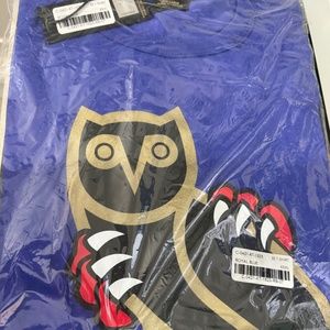 Brand New OVO Jurassic Park OG Owl T-shirt Royal Blue